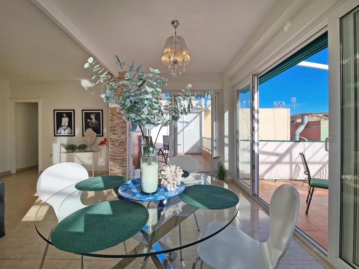 Apartamento Playa Postiguet Penthouse By Nras Alicante Exterior foto